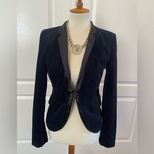 RACHEL Rachel Roy Black Blazer with Satin Trim